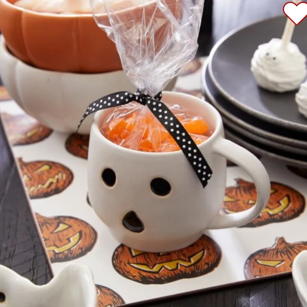 Pottery Barn Jack O'Lantern Cork Placemats